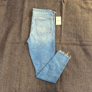Mother Looker Ankle Fray Jeans